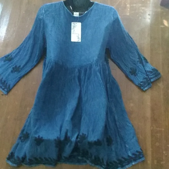 Ace Fashion Blue Jean Dress - Picture 5 of 5